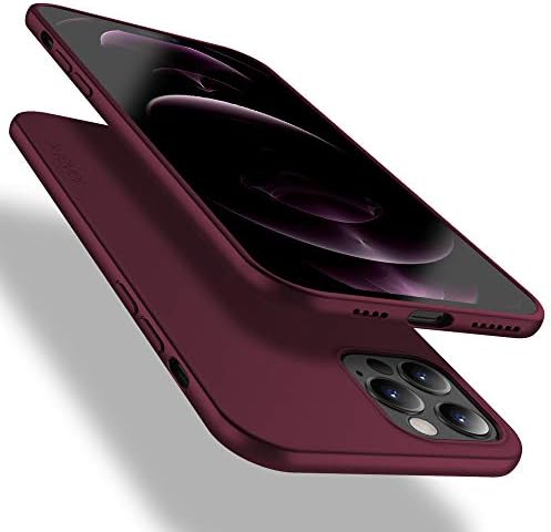 תואם לאייפון 12 פרו מקס קייס דק במיוחד רך גמיש ציפוי גימור מט גריפ מארז טלפון בכושר דק [סדרת גרדיאן] כיסוי אחורי מגן קל לאייפון 12 פרו מקס 6.7 2020